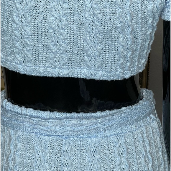 Fashion Nova Sweater Feels Skirt Set Sz S - Picture 5 of 10